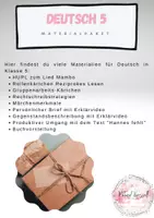 Vorschau - Unterrichtsreihen - Materialpaket Deutsch 5 - Deckblatt