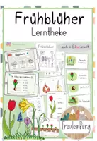 Vorschau - Unterrichtsreihen - Frühblüher - Lerntheke (differenziert - analog - digital) - Deckblatt