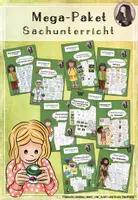 Vorschau - Arbeitsblätter - Sachunterricht Komplettpaket | 108 Materialien Klasse 1–5 - Deckblatt