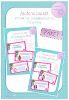 Vorschau - Interaktives Material - Materialpaket - interaktive Schlangensätze Fasching - Deckblatt