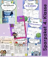 Vorschau - Arbeitsblätter - Mathe Klasse 4 | Arbeitsblätter, Karteikarten, Spiele, Lerntheken, Minihefte - Deckblatt