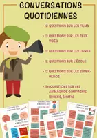 Aperçu - Feuilles d'exercices - 96 questions intéressantes à poser à vos enfants - Page de couverture