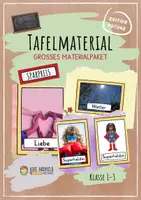 Vorschau - Präsentationen/Tafelbilder - 📦 Buntes Tafelmaterial (differenziert) - Großes Materialpaket - Deckblatt