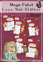 Vorschau - Arbeitsblätter - Lesemalblätter Mega-Paket | Klasse 1 - Deckblatt