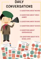Aperçu - Feuilles d'exercices - 96 interesting questions to ask your kids - Page de couverture