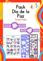 Vista previa - Juegos / Gamificación - Pack Día de la paz Español/Inglés - Portada