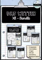 Vorschau - Stundenentwürfe - Das Wetter - XL BUNDLE - Deckblatt