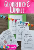 Vorschau - Arbeitsblätter - Geodreieck Winkel Materialsammlung Grundwissen #silvesterknaller23 - Deckblatt