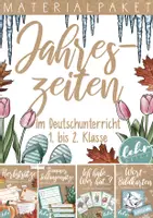 Vorschau - Arbeitsblätter - Jahreszeiten im Deutschunterricht - Wachsendes Materialpaket für die 1. und 2. Klasse - Deckblatt