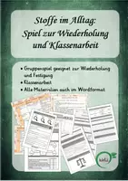 Vorschau - Spiele - Stoffe im Alltag: Spiel zur Wiederholung und Klassenarbeit - Deckblatt