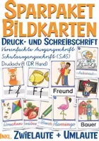 Aperçu - Apprentissages en autonomie - Bildkarten Deutsch Buchstaben / Wortschatz (Allemand) Bundle - Page de couverture