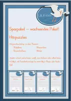 Vorschau - Arbeitsblätter - wachsendes Paket Hörverstehen, Hörpuzzle, Leseverständnis, Hörmerkspanne, Mp3, Distanzunterricht - Deckblatt