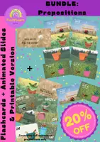 Aperçu - Jeux - KIT PÉDAGOGIQUE! Fun Prespositions with Bugs and Insects - Flashcards and Animated Slides - Page de couverture