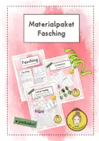 Vorschau - Arbeitsblätter - Materialpaket zum Thema Fasching für 1. und 2. Klasse - Deckblatt