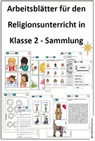 Vorschau - Stundenentwürfe - Materialpaket Religion Klasse 2 - Alle Themen, alle Arbeitsblätter - Deckblatt