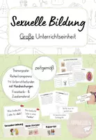 Vorschau - Stundenentwürfe - Sexuelle Bildung - Große Unterrichtseinheit (Aufklärung - Sexualerziehung - Sexualkunde) - Deckblatt