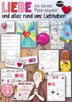 Vista previa - Juegos / Gamificación - LIEBE und alles rund ums Liebhaben - Materialpaket DaF DaZ - Portada