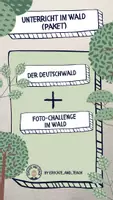 Vorschau - Arbeitsblätter - Unterricht im Wald (Paket) - Deckblatt