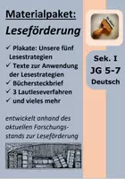 Vorschau - Stundenentwürfe - Leseförderung an der weiterführenden Schule (wachsendes Sparpaket) - Deckblatt