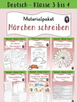 Vorschau - Arbeitsblätter - Materialpaket - Märchen schreiben - Deckblatt