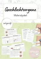 Vorschau - Arbeitsblätter - Materialpaket Geschlechtsorgane (Aufklärung - Sexualerziehung - Sexualkunde) - Deckblatt