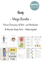 Vorschau - Arbeitsblätter - Bundle "Body": Picture Dictionary & Bild-und Wortkarten & Materialpaket - Deckblatt