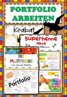 Vorschau - Stundenentwürfe - Materialpaket-Klassenlektüre-Portfolios - Deckblatt