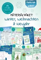 Vorschau - Mal- und Bastelvorlagen - Materialpaket: Weihnachten, Advent, Winter & Neujahr - Deckblatt