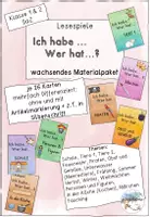 Vorschau - Spiele - Ich habe... Wer hat...? Lesespiele Deutsch/ DaZ Kl. 1/2 (wachsendes Materialpaket) - Deckblatt