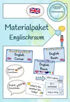 Vorschau - Poster - Materialpaket zur Gestaltung eines Englischraums/einer Englischecke - Deckblatt