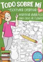 Aperçu - Feuilles d'exercices - TODO SOBRE MÍ BUNDLE Español / Espagnol - Page de couverture