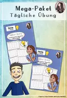 Vorschau - Arbeitsblätter - Kopfrechnen tägliche Übung Mathe Paket - Deckblatt