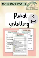 Vorschau - Merkblätter - Materialpaket Plakatgestaltung - Deckblatt