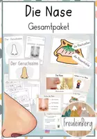 Vorschau - Arbeitsblätter - Die Nase - Der Geruchssinn - Gesamtpaket - Deckblatt