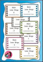 Vorschau - Stationenlernen - Lesebingos zum Grundwortschatz für die 3. Klasse - Deckblatt