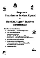 Vorschau - Stundenentwürfe - Sequenz Tourismus in den Alpen - Nachhaltiger Sanfter Tourismus - Deckblatt