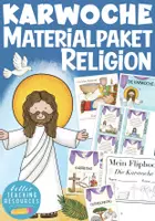 Vista previa - Unidades / Secuencias / Situaciones de Aprendizaje - Ostern Karwoche Bundle Deutsch / Alemán Religion - Portada