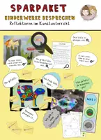 Vorschau - Arbeitsblätter - Sparpaket: Reflektieren in Kunst | Kinderwerke besprechen - Deckblatt