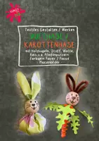 Vorschau - Mal- und Bastelvorlagen - Textiles Gestalten / Kunst - Osterhasen 🐰 / Hasen - PHASENBILDER - Deckblatt
