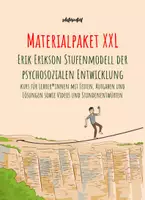 Vorschau - Stundenentwürfe - Materialpaket XXL: Erik Erikson - Stufenmodell der psychosozialen Entwicklung - Deckblatt