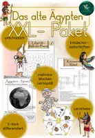 Vorschau - Arbeitsblätter - XXL Paket altes Ägypten I anschaulich I differenziert I motivierend - Deckblatt