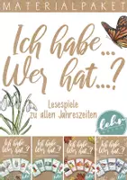 Vorschau - Spiele - Ich habe… Wer hat…? - Lesespiele zu allen Jahreszeiten - Deckblatt