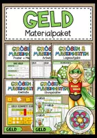 Vorschau - Arbeitsblätter - GELD (Größen und Maßeinheiten) - Materialpaket - Deckblatt