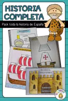 Vista previa - Unidades / Secuencias / Situaciones de Aprendizaje - Pack de la Historia de España completa - Portada