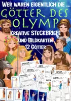 Aperçu - Apprentissages en autonomie - Götter des Olymp Steckbriefe deutsch Geschichte / Religion / Allemand - Page de couverture