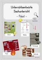 Vorschau - Stundenentwürfe - Materialpaket: Unterrichtsentwürfe Sachunterricht - Deckblatt