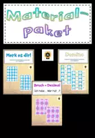 Vorschau - Spiele - Materialpaket - Brüche in Dezimalzahlen umwandeln und umgekehrt - Deckblatt