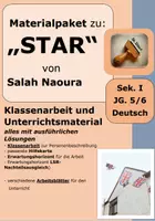 Vorschau - Arbeitsblätter - Sparpaket: "Star" v. Salah Naoura (Lektüre Klasse 5): Arbeitsblätter + Klassenarbeit - Deckblatt