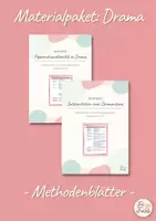 Vorschau - Arbeitsblätter - Paket: Drameninterpretation Methodenblätter - Deckblatt
