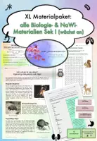 Vorschau - Arbeitsblätter - XL Materialpaket: alle Biologie- und NaWi-Materialien Sek I (wächst an) - Deckblatt